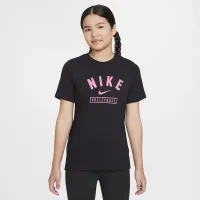 Nike Big детские волейбольные футболка цвет черный