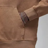Nike Jordan Flight Fleece мужские Washed Pullover Толстовка с капюшоном цвет коричневый