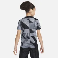 Chelsea FC Academy Pro Third Big детские Nike Dri-FIT Soccer Pre-Match Short-Sleeve Top цвет серый