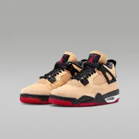 Nike Air Jordan 4 Retro Big дитячі Кросівки колір коричневий
