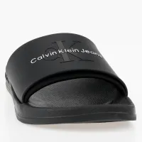 Шлёпанцы Calvin Klein Slide Monogram TPU YM0YM00361-BDS - Черные