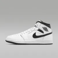 Nike Air Jordan 1 Mid чоловічі Кросівки колір білий