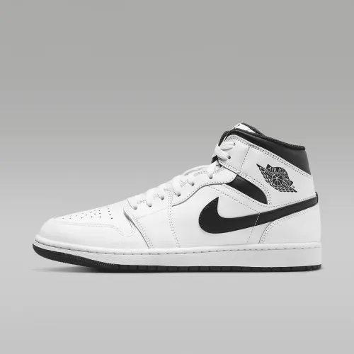 Nike Air Jordan 1 Mid чоловічі Кросівки колір білий