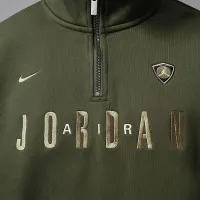 Nike Jordan Flight мужские Graphic Fleece 1/4-Zip цвет зеленый