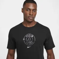 Paris Saint-Germain мужские Nike Soccer футболка цвет черный