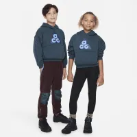 Nike ACG Icon Fleece Big детские Pullover Толстовка с капюшоном цвет зеленый