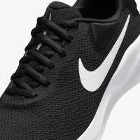 Nike Revolution 7 женская Road Running Кроссовки (Extra Wide) цвет черный