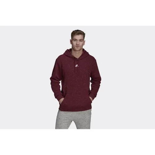 Кофта/футболка adidas Essentials Melange French Terry Толстовка з капюшоном HE1802 - бордова