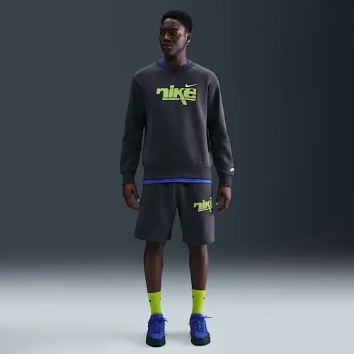 Nike Sportswear Club мужские Fleece шорты цвет серый