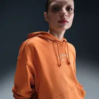 Club Америка Phoenix Fleece Special Edition женская Nike Soccer оверсайз Pullover Толстовка с капюшоном Orange