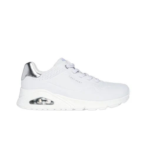 Кроссовки Skechers Uno Shimmer Away 155196WSL - Белые