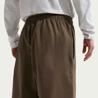 Nike Solo Swoosh мужские Fleece Open-Hem Pants цвет коричневый