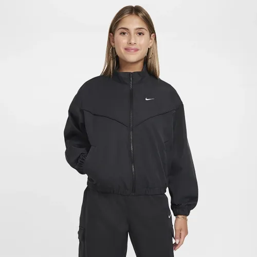 Nike Sportswear Girls' оверсайз Lightweight Куртка колір чорний