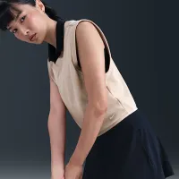 Nike женская V-Neck для гольфа Vest цвет коричневый