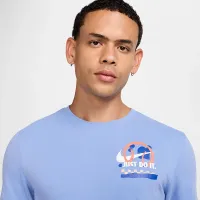 NikeCourt чоловічі Dri-FIT Tennis футболка блакитний