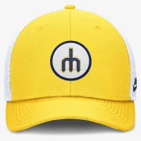 Seattle Mariners Cooperstown Rise чоловічі Nike Dri-FIT MLB Trucker Adjustable Hat Yellow