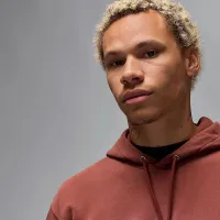 Nike Jordan Flight Fleece мужские Pullover Толстовка с капюшоном цвет коричневый