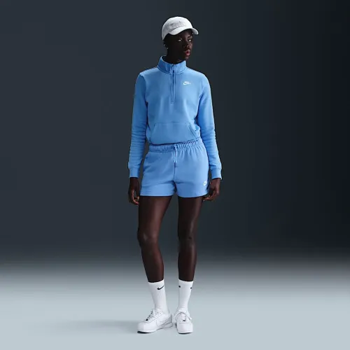Nike Sportswear Club Fleece жіноча Mid-Rise шорти блакитний
