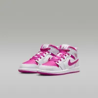 Nike Jordan 1 Mid Little дитячі Кросівки колір сірий