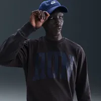 Nike Sportswear чоловічі French Terry Crew колір чорний