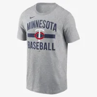 Minnesota Twins Arched чоловічі Nike MLB футболка колір сірий