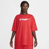 Nike Sportswear Breaking жіноча оверсайз Short-Sleeve футболка колір червоний