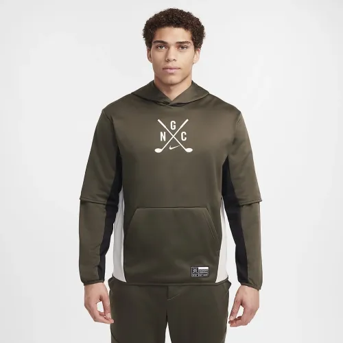 Nike для гольфу Club чоловічі для гольфу Толстовка з капюшоном колір зелений