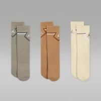 Nike Jordan Big детские Diamond Crew носки (3 пары) цвет белый