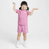 Nike Club Toddler 2-Piece Knit шорти комплект Pink