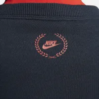 Nike Sportswear Phoenix Fleece Heritage женская оверсайз Crew-Neck свитшот синий
