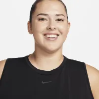 Nike One Classic жіноча Dri-FIT Tank Top (великі розміри) колір чорний