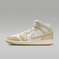 Nike Air Jordan 1 Mid SE женская Кроссовки цвет белый