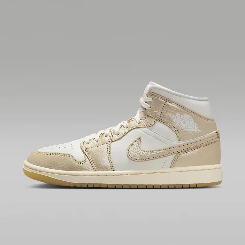 Nike Air Jordan 1 Mid SE женская Кроссовки цвет белый
