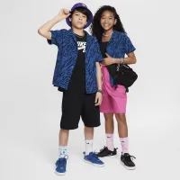 Nike SB Big дитячі Dri-FIT Button-Down Skate Shirt блакитний
