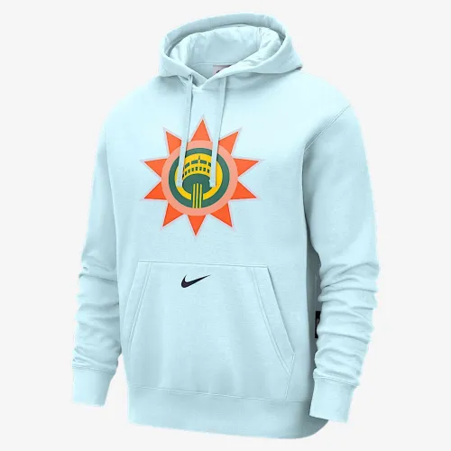 San Antonio Spurs Club City Edition чоловічі Nike NBA Fleece Pullover Толстовка з капюшоном блакитний