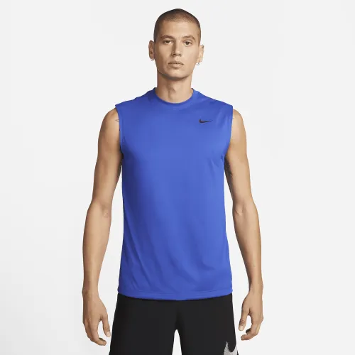 Nike Dri-FIT Legend чоловічі Sleeveless Fitness футболка блакитний