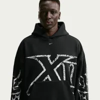 Nike Ja мужские Therma-FIT Pullover баскетбольные Толстовка с капюшоном цвет черный