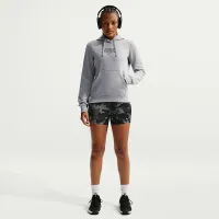 Nike женская Weightlifting Pullover Толстовка с капюшоном цвет серый