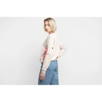 Кофта/футболка Alpha Industries Gold Logo 106030578 - кремовая