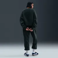 Nike Sportswear Phoenix Fleece женская Over-оверсайз Crew-Neck свитшот цвет зеленый