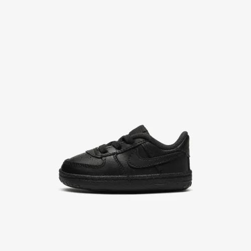 Nike Force 1 Crib Baby Bootie колір чорний
