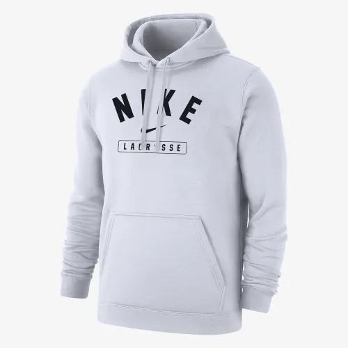 Nike Lacrosse мужские Pullover Толстовка с капюшоном цвет белый
