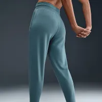 Nike Dri-FIT One жіноча З високою талією 7/8 French Terry Joggers блакитний
