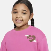 Nike Sweet Swoosh Little детские Crew Pink