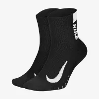 Nike Multiplier Running Ankle шкарпетки (2 Pair) колір чорний