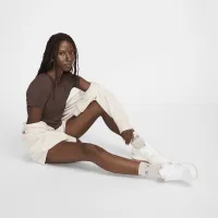 Nike Sportswear Chill Knit женская футболка цвет коричневый