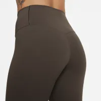 Nike Zenvy женская Gentle-Support С высокой Талией 7/8 лосины цвет коричневый