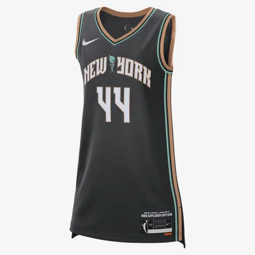 New York Liberty Explorer Edition Nike Dri-FIT WNBA Victory Jersey колір чорний