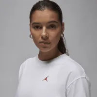 Nike Jordan жіноча футболка колір білий