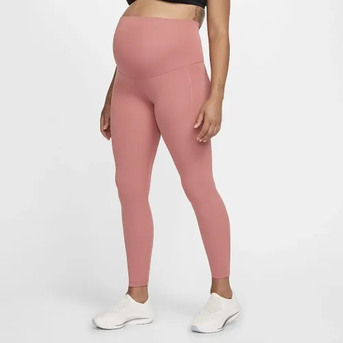 Nike (M) One жіноча З високою талією 7/8 лосіни з кишенями(Maternity) Pink